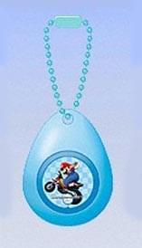 Super Mario Mario Motorcycle Mini Sound Drop Swing Clip On Keychain