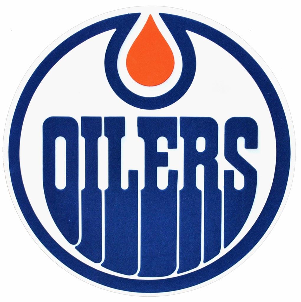 NHL 3D Foam Logo 18" Wall Display: Edmonton Oilers