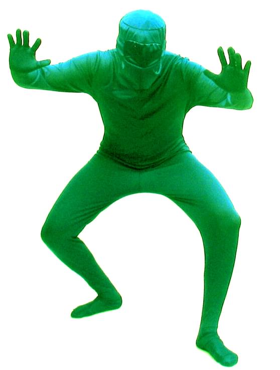 Greenman Bodysuit Costume Adult X-Large