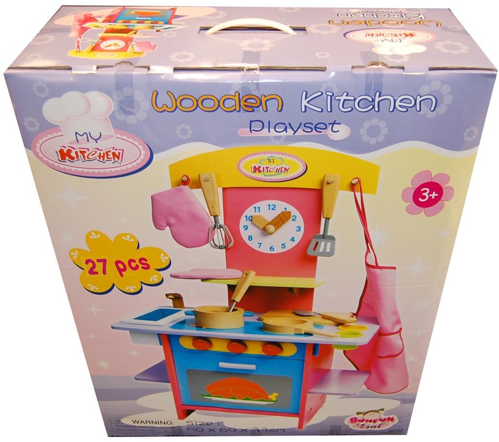 Deluxe Wooden Kitchen Playset