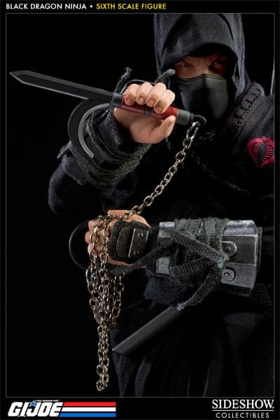Gi Joe Black Dragon Ninja 1:6 Scale 12" Figure
