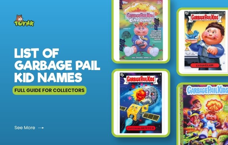 List of Garbage Pail Kid Names