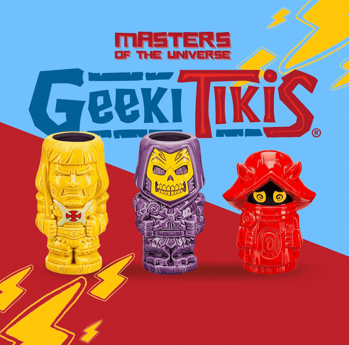 He-man and Masters of the Universe Geeki Tiki Mugs are Here!