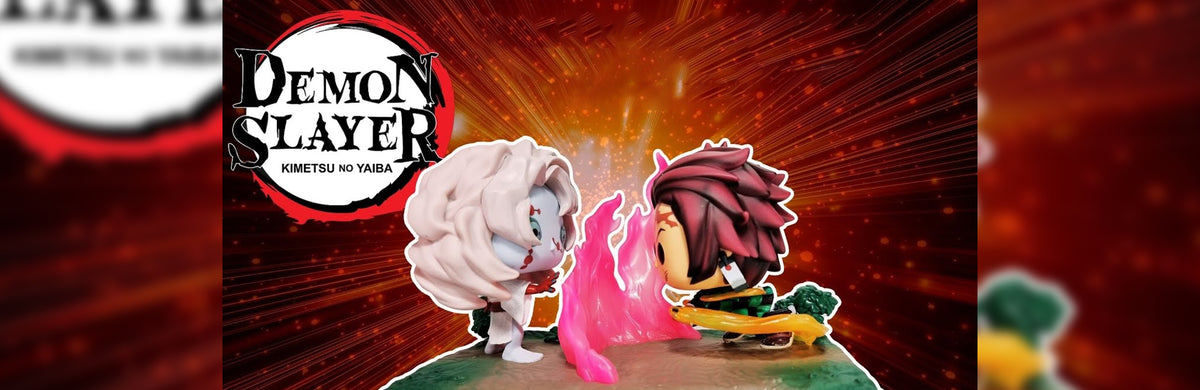 Amazon.com: Funko Pop! Moment: Demon Slayer - Tanjiro vs. Rui