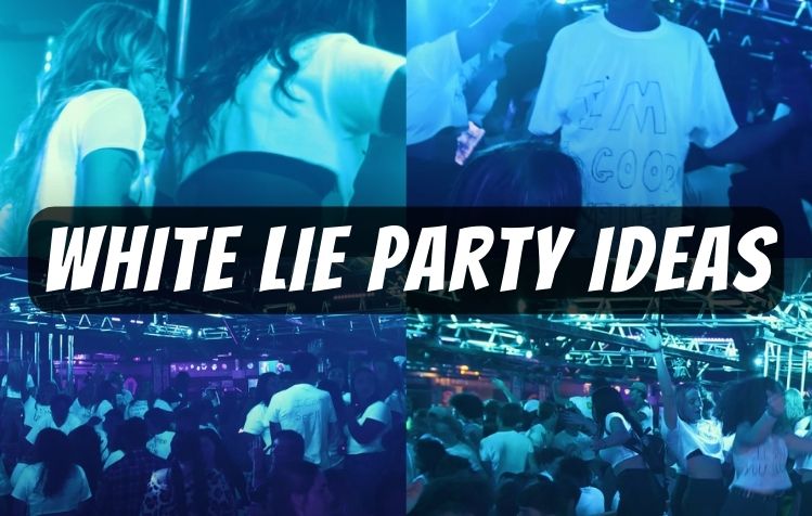 White Lie Party Ideas