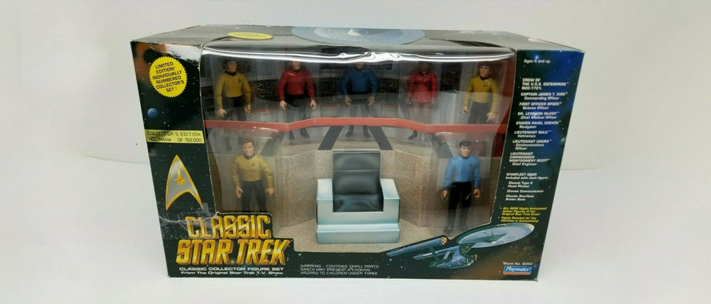 Classic star trek shop collector figure set