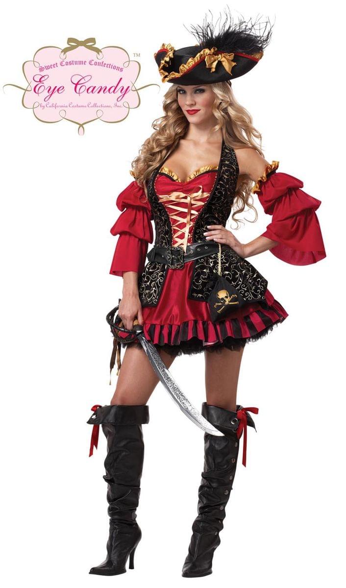 Sexy Spanish Pirate Dress Costume Adult