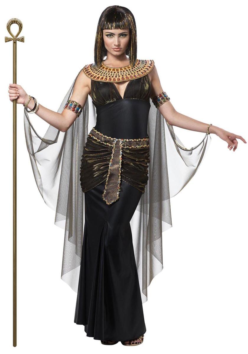Sexy Black Cleopatra Dress Costume Adult
