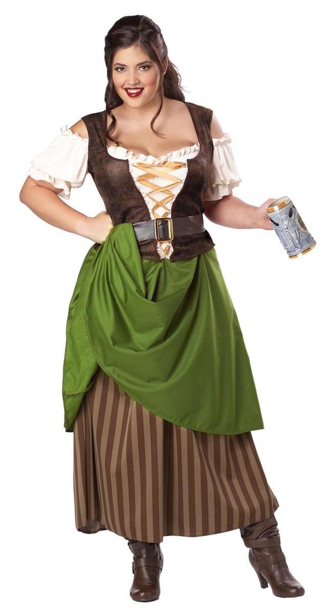 Tavern Maiden Dress Costume Adult Plus