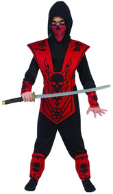 Red Skull Lord Ninja Costume Child