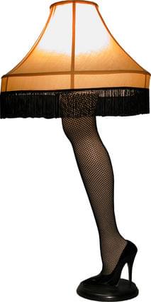 A Christmas Story 40" Leg Lamp Prop