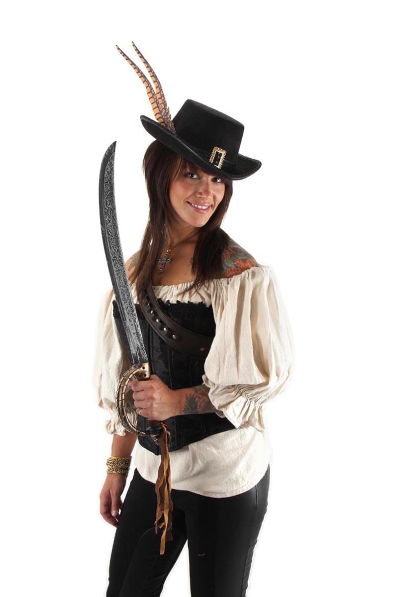 Pirates Of The Caribbean Angelica Hat Costume Accessory Adult