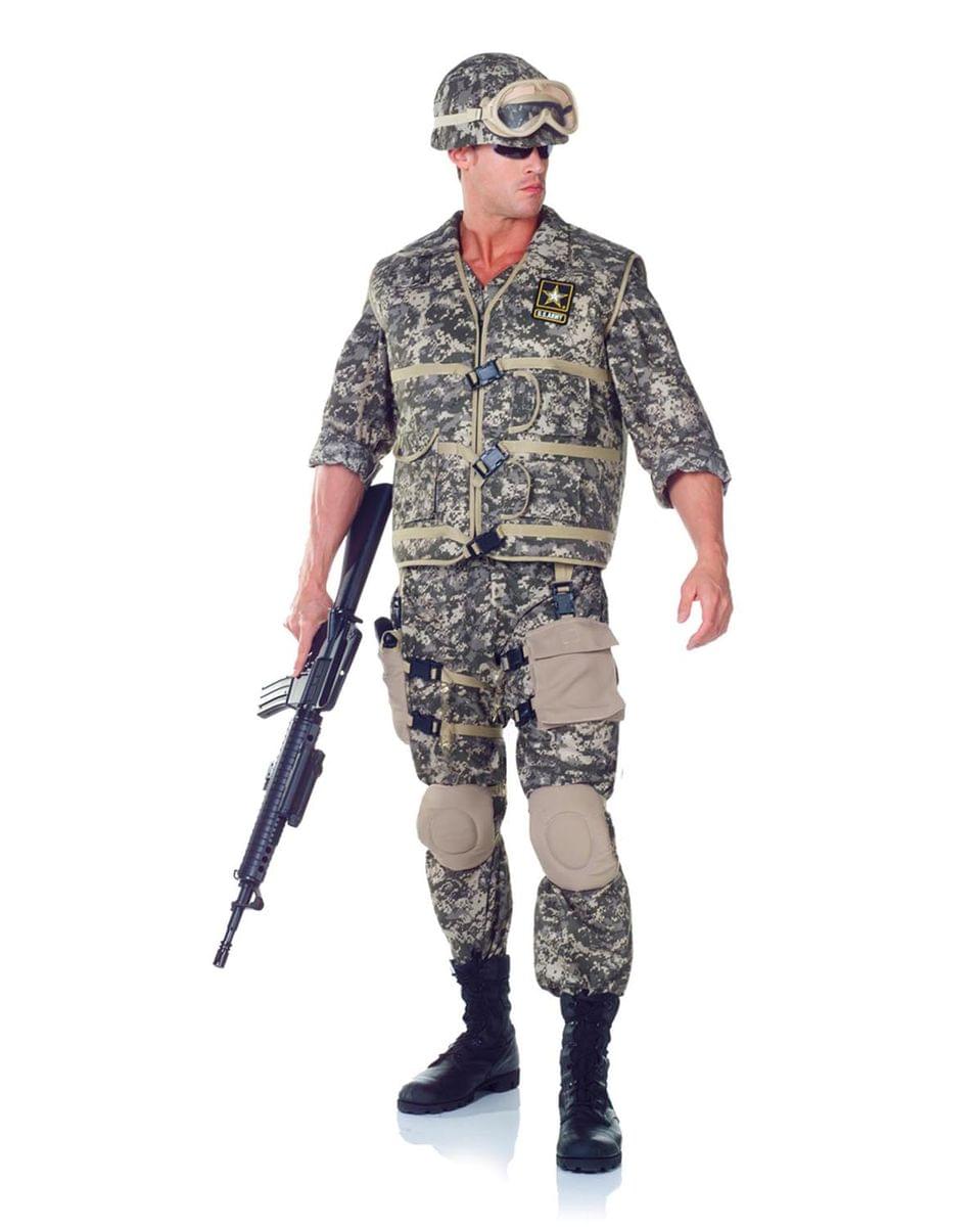 U.S. Army Ranger Digital Camo Costume Set Deluxe Adult