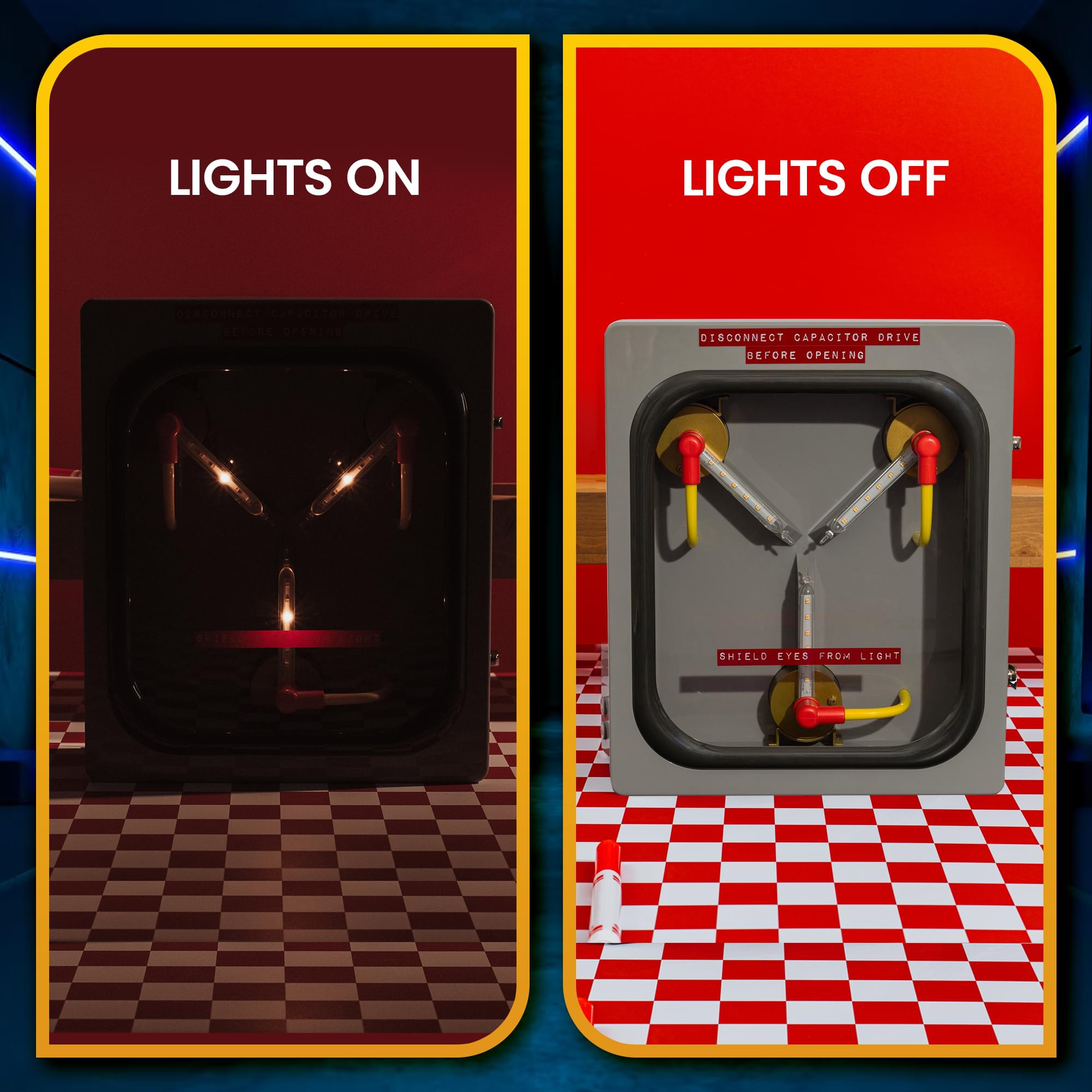 Back To The Future Life-Size 1/1 Scale Flux Capacitor Replica 12-Inch LED Mood Light