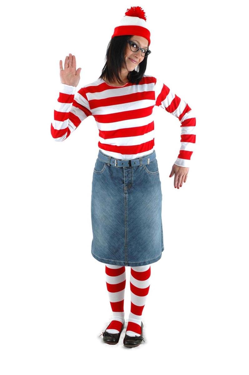 Where's Waldo Wenda Costume Kit Adult