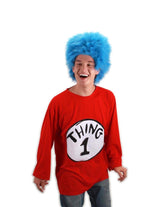 Dr. Seuss Thing 1 Costume Shirt Adult