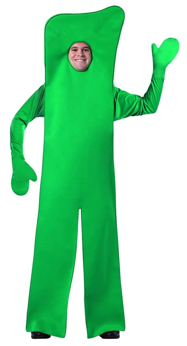 Gumby Open Face Costume Jumpsuit Adult