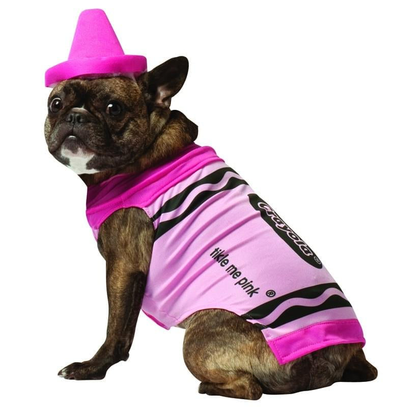 Crayola Tickle Me Pink Pet Dog Costume