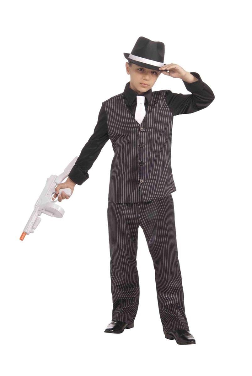 20's Lil Gangster Pinstripe Suit Child Costume