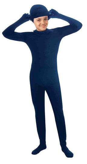 Invisible Man Child Costume Blue Skin Suit