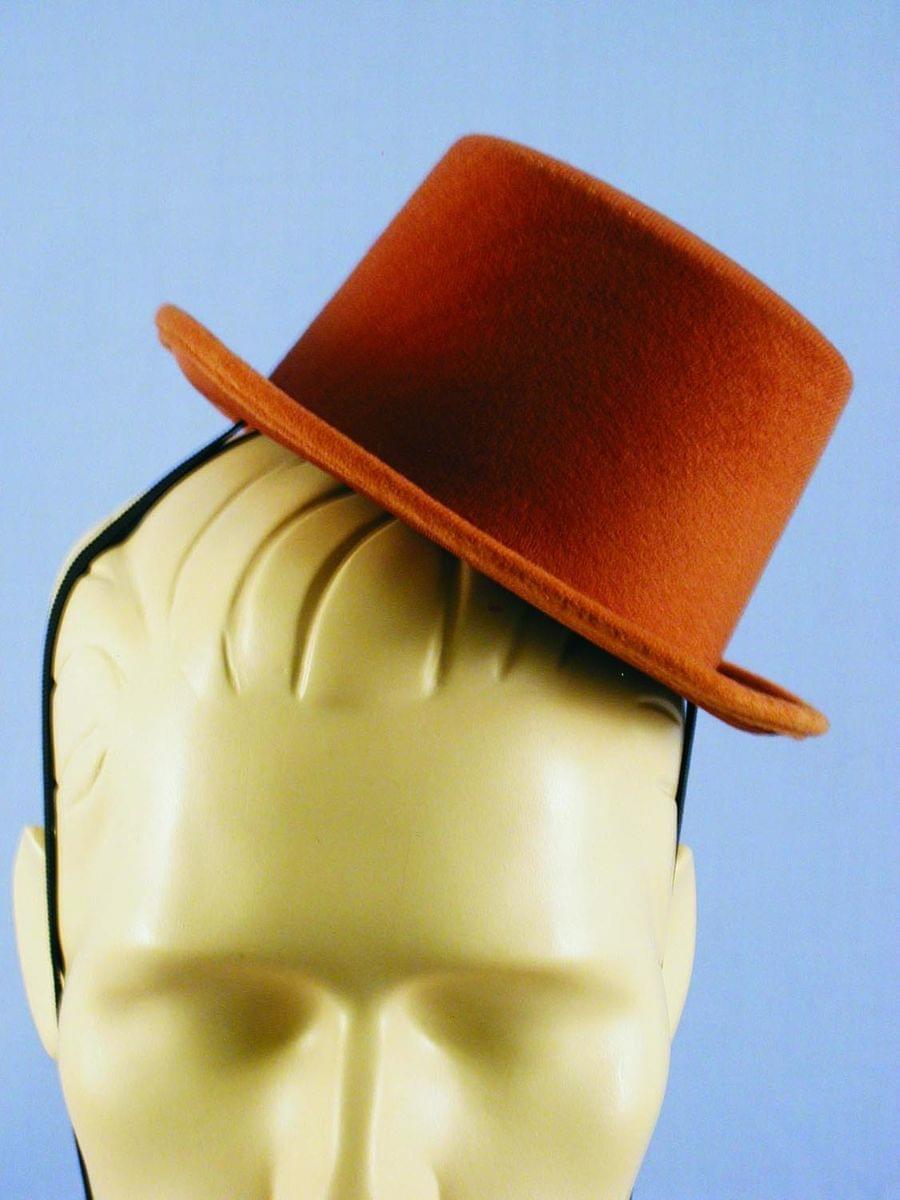 Steampunk Rust Velour Costume Top Hat