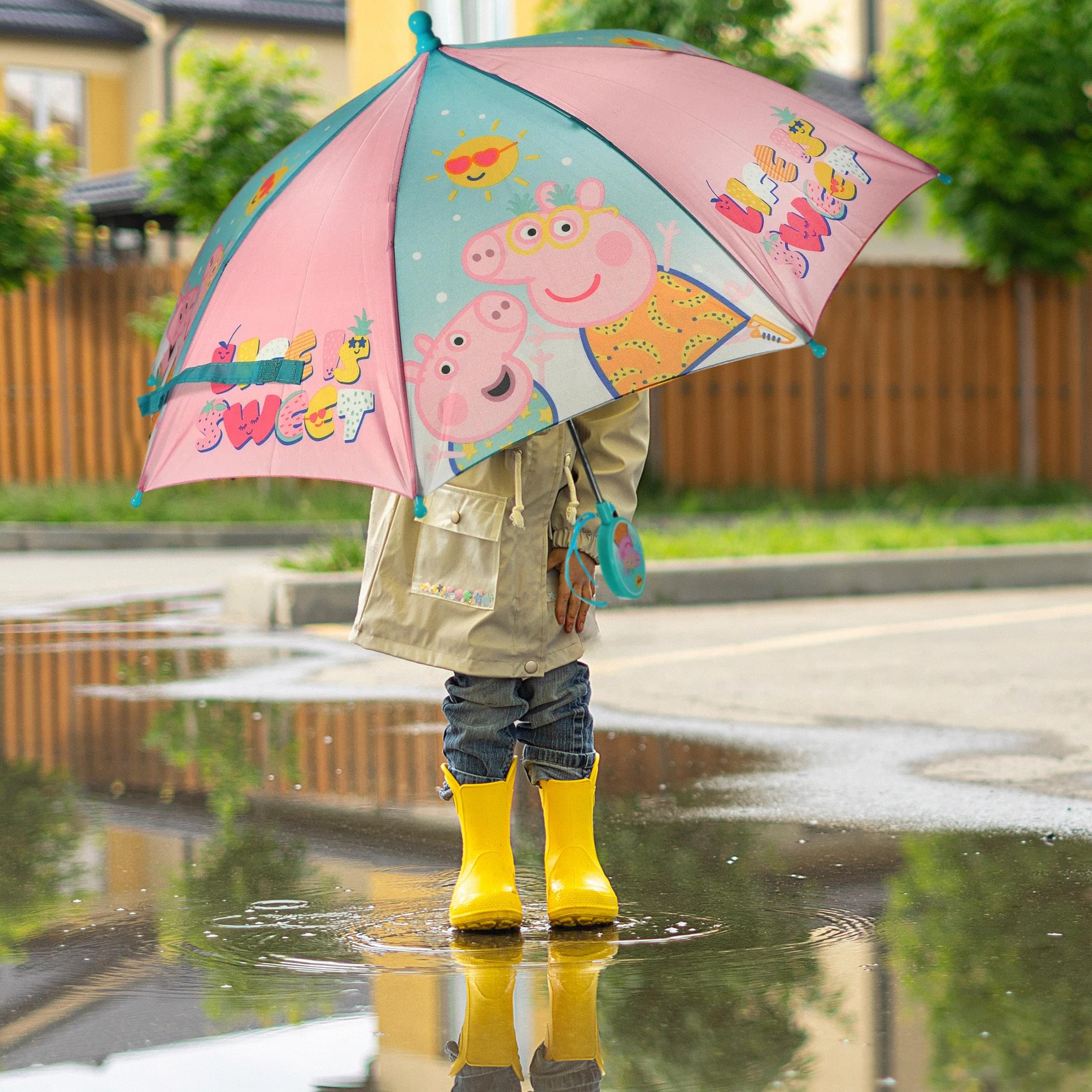 Peppa Pig "Life Is Sweet" Kid's Umbrella
