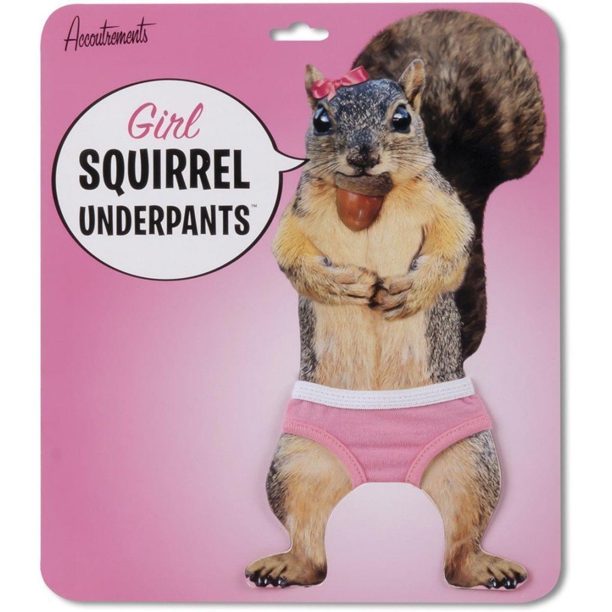 Mini Squirrel Underpants For Girls