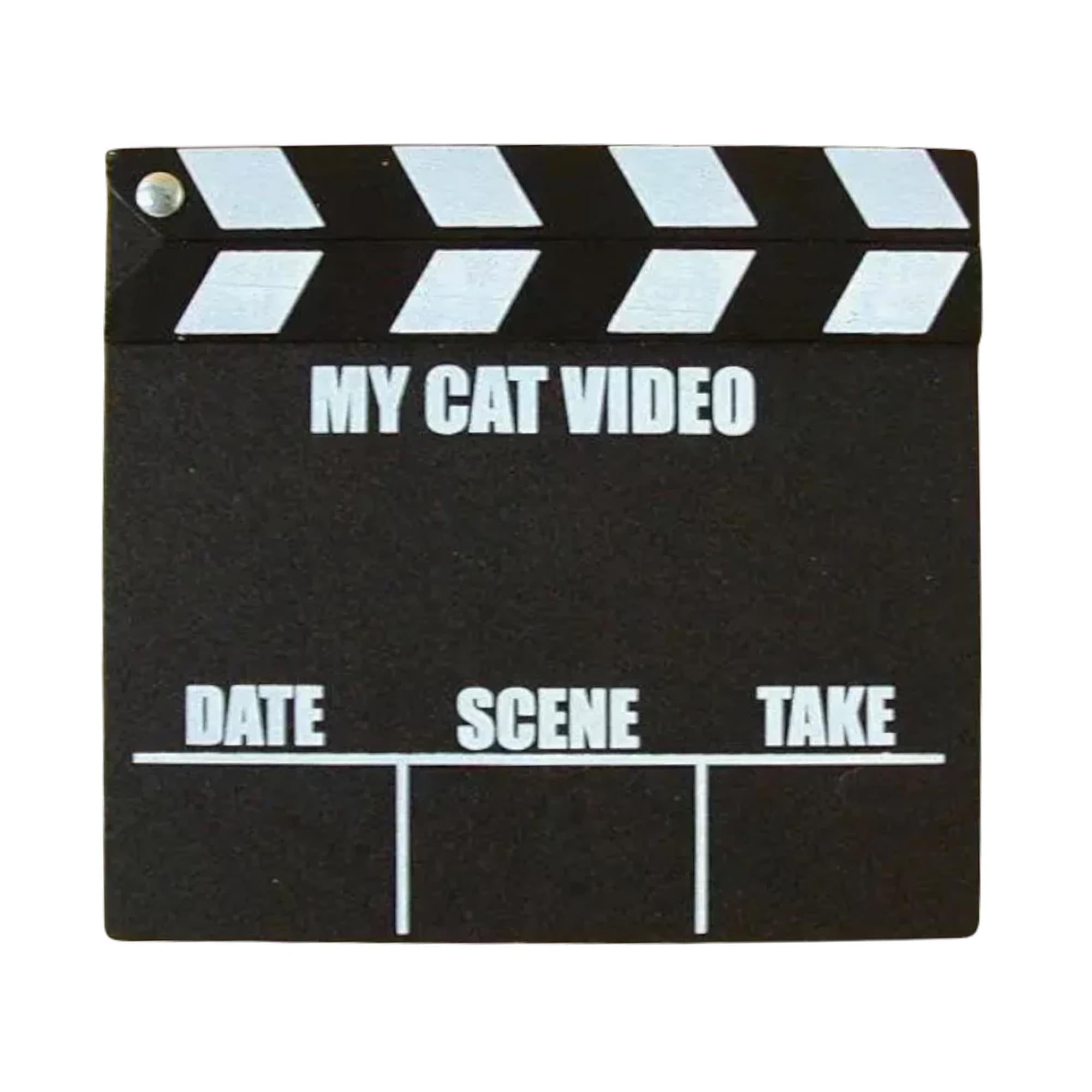 Cat Video Clapperboard Accessory