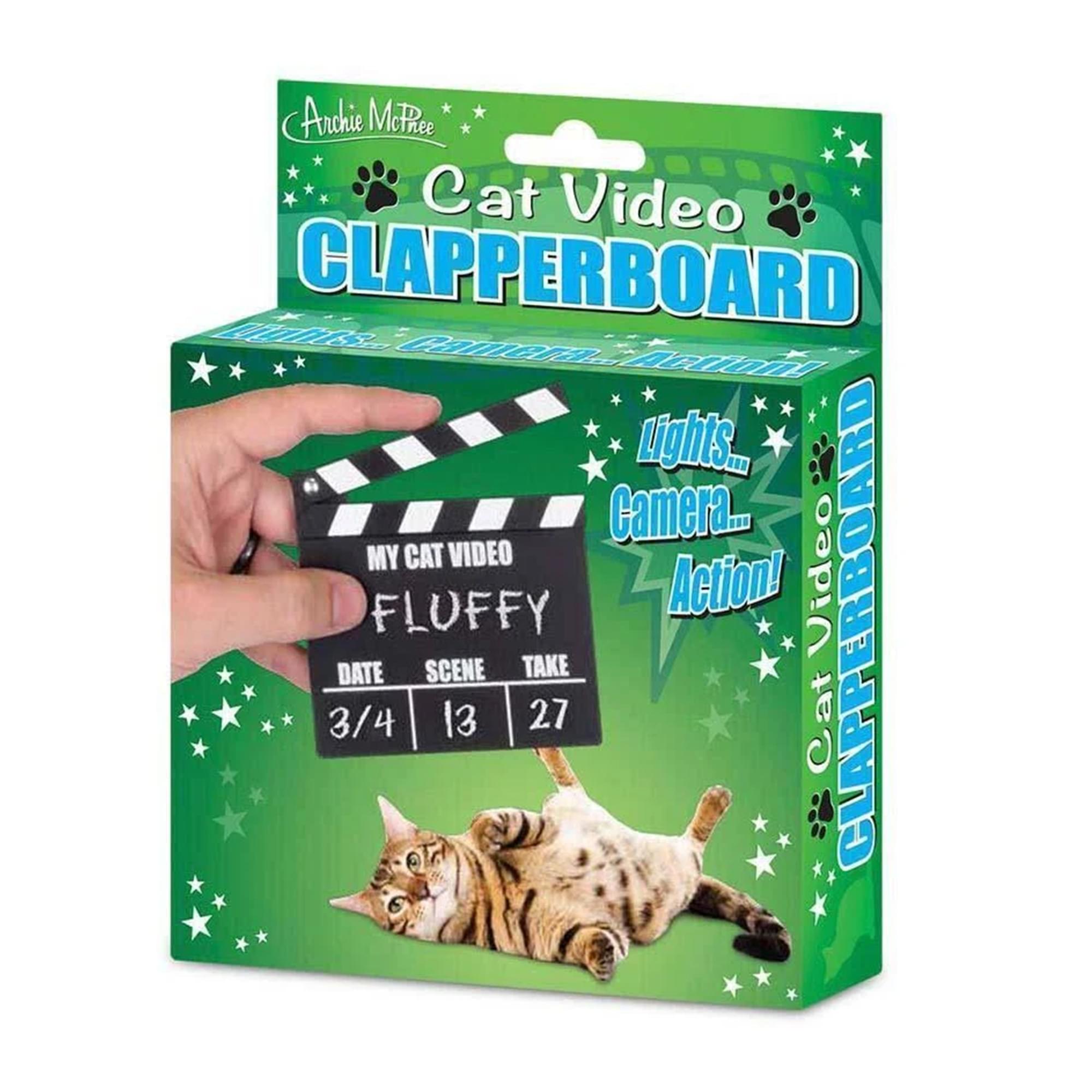Cat Video Clapperboard Accessory