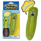 Electronic Screaming Pickle 5-1/4" Novelty Toy