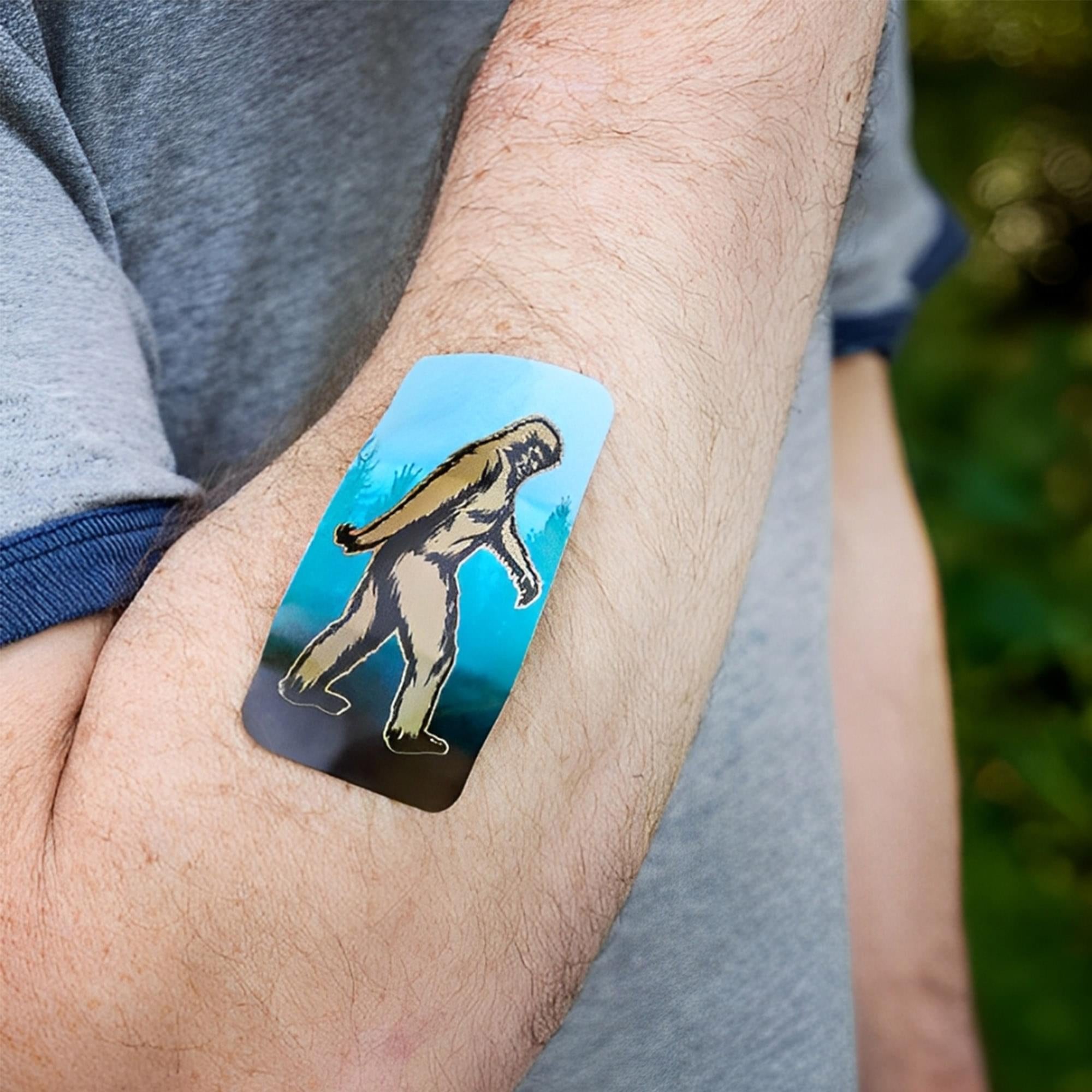 Extra Large Bigfoot Bandages in Metal Tin Box