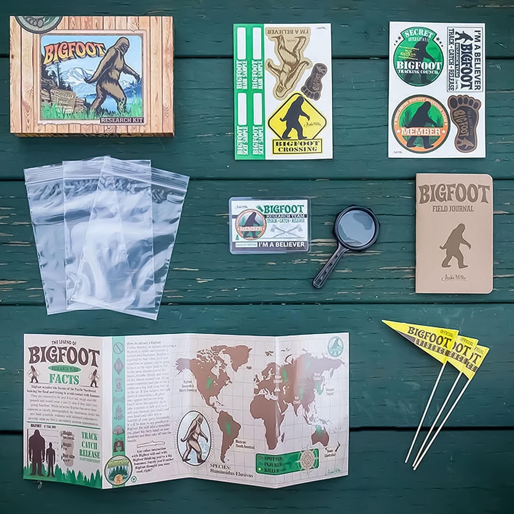 Bigfoot Research Kit Gag Gift