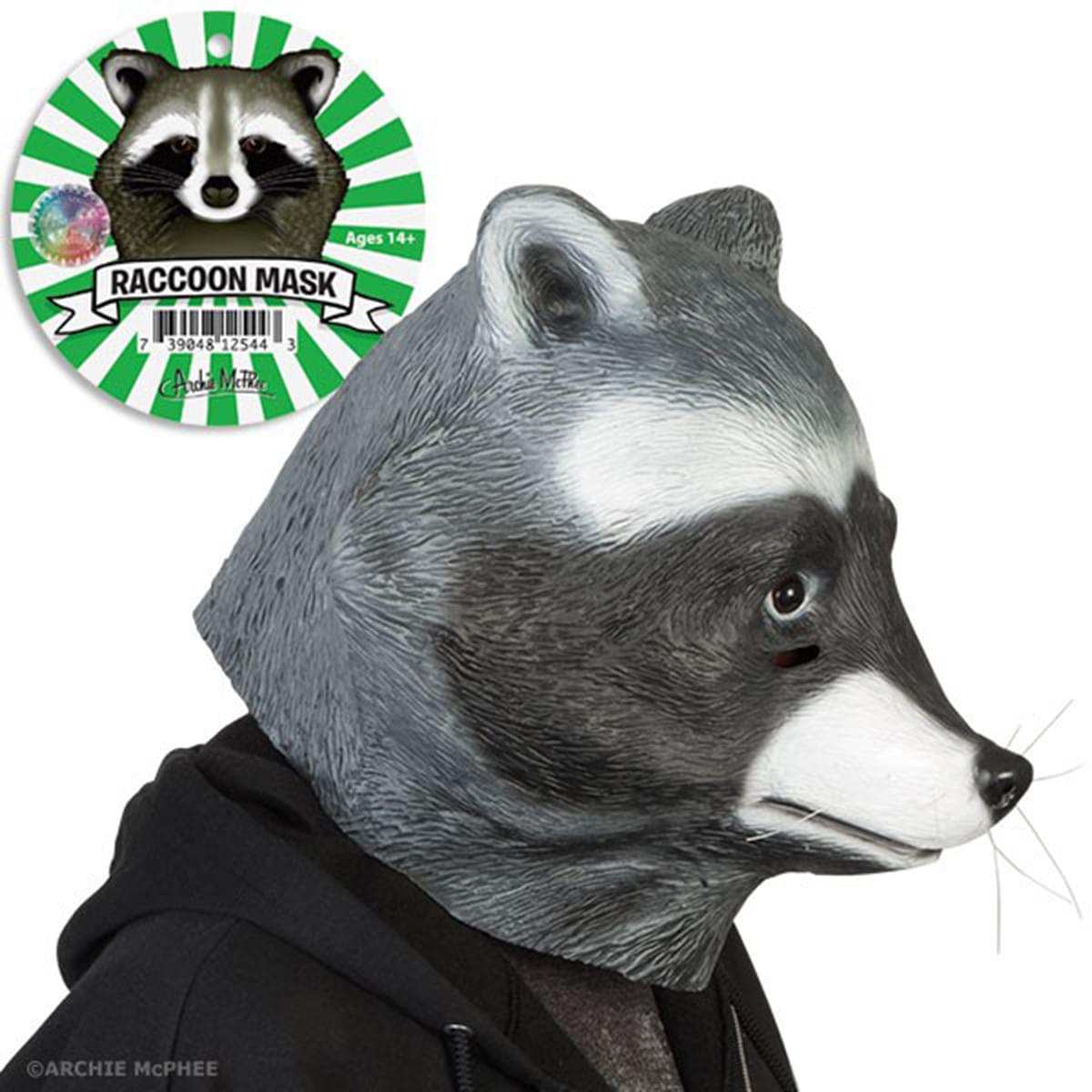 Raccoon Adult Latex Mask