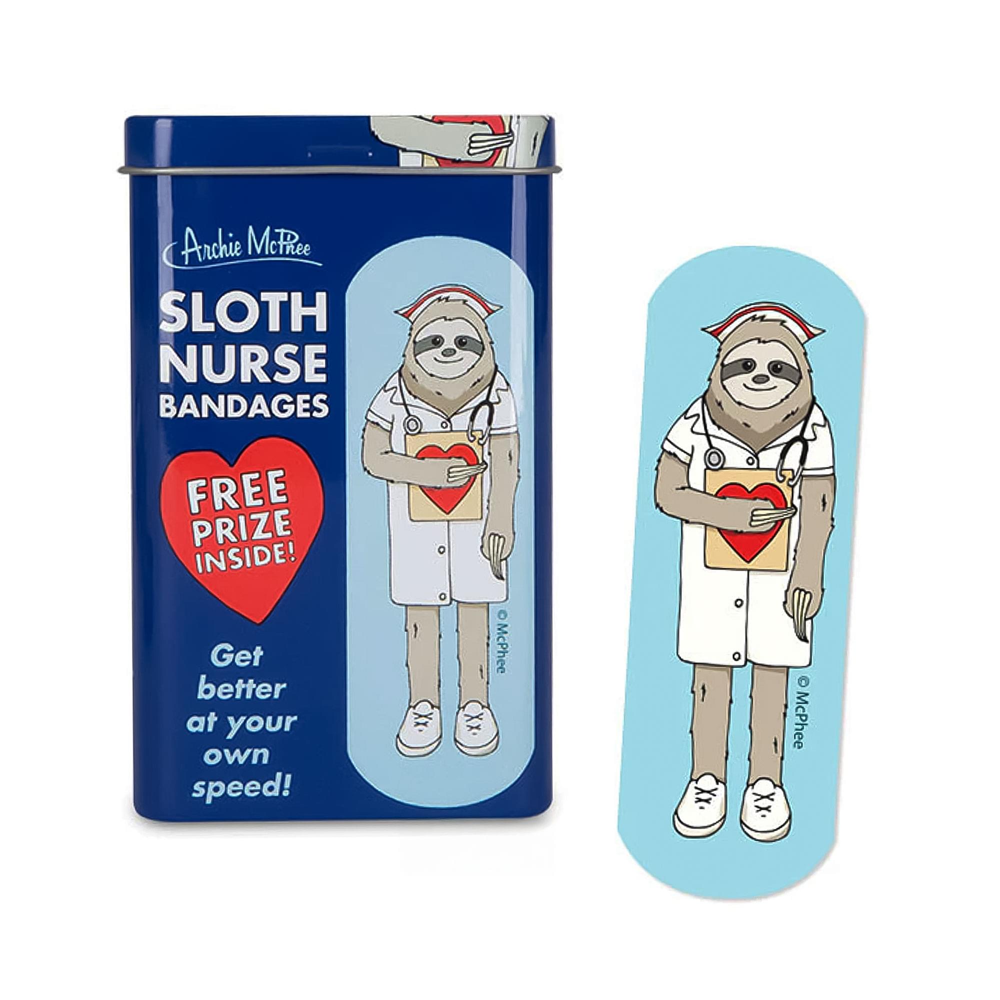 Sloth Nurse Bandages, 15 Count