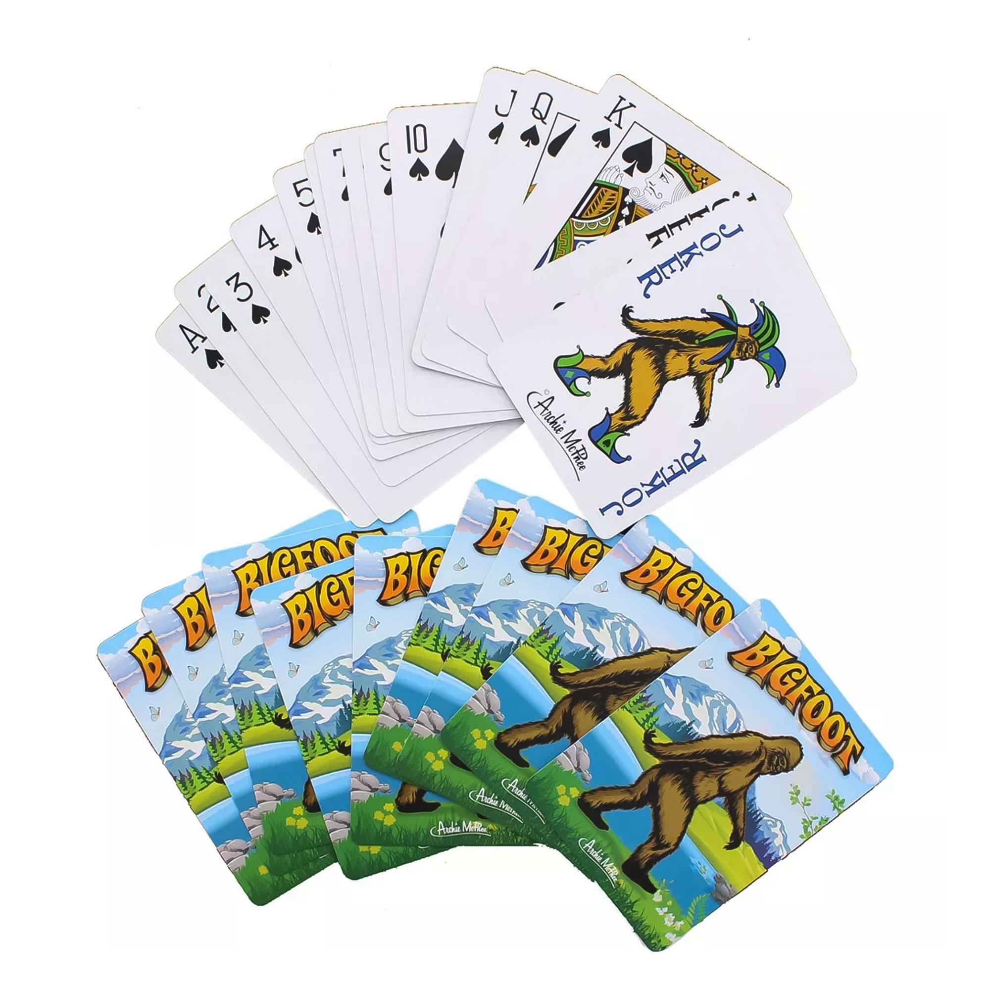 Bigfoot Novelty Playing Cards | 52 Card Deck