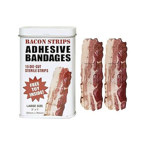 Bacon Strips Adhesive Bandages
