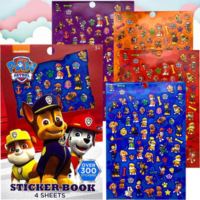 PAW Patrol 4 Sheet Sticker Pad | 300+ Stickers
