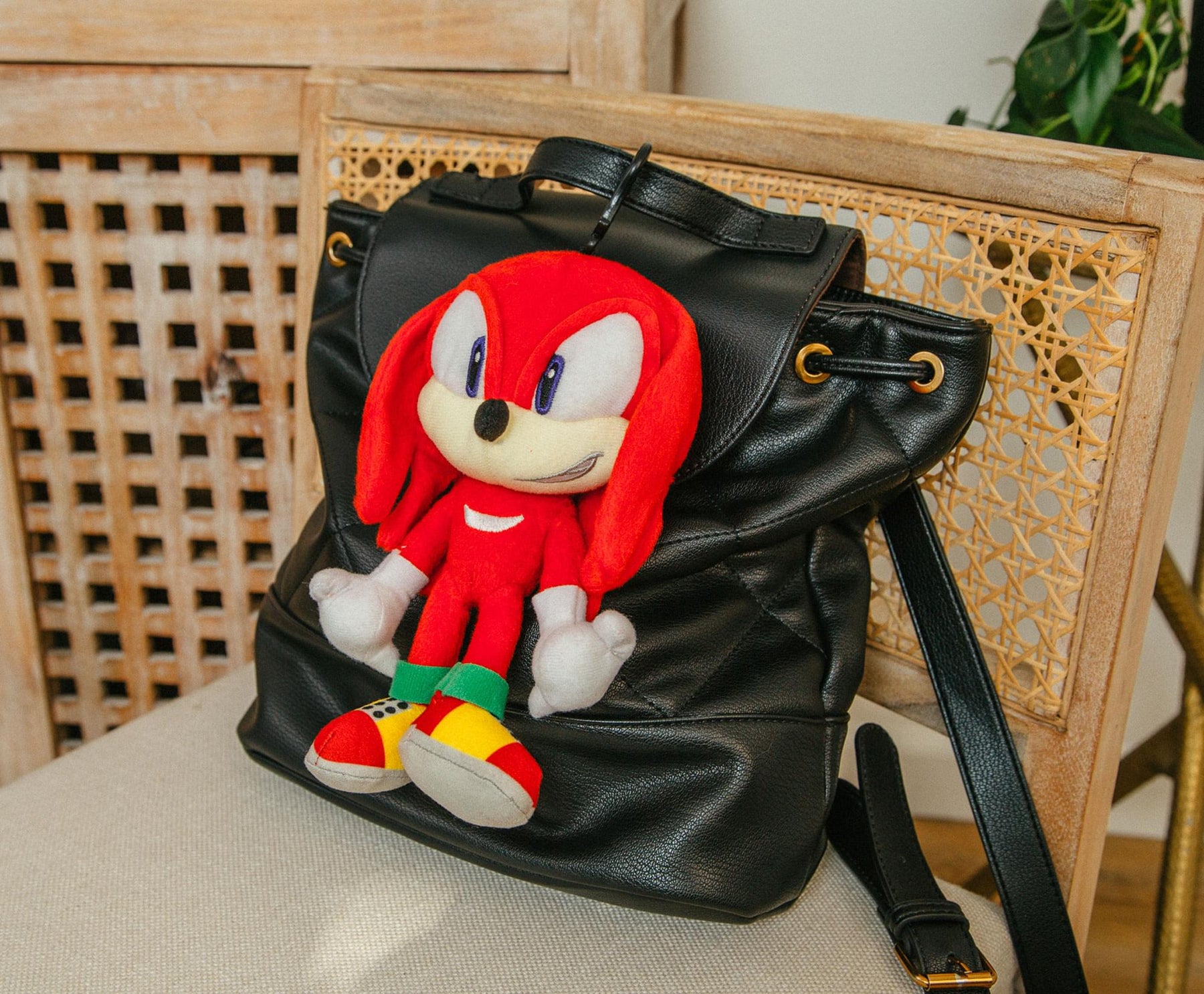Knuckles the Echidna - Personagem do Sonic em Pelúcia - 28 Centímetros