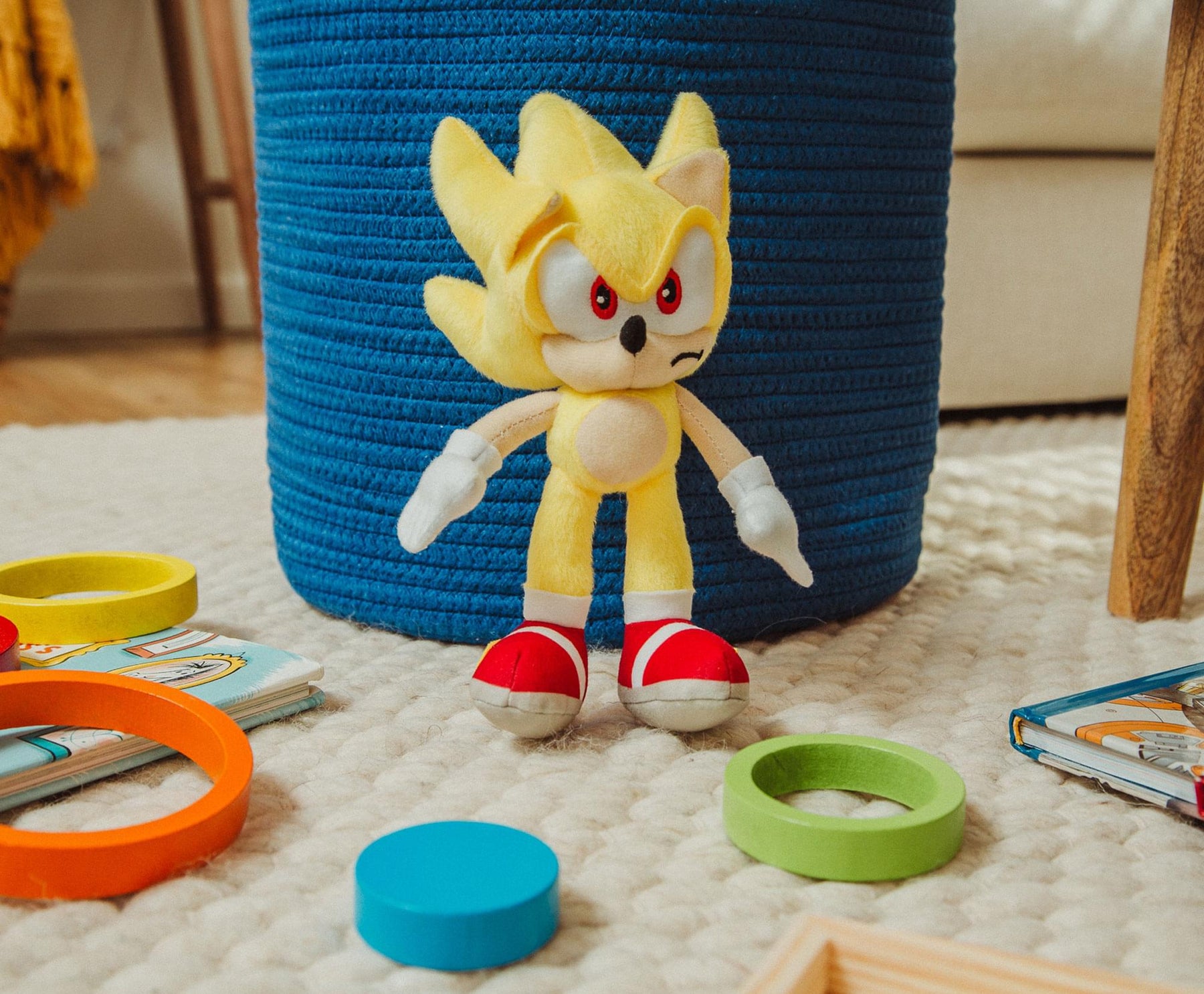 Sonic the Hedgehog 8-Inch Character Plush Toy | Super Sonic
