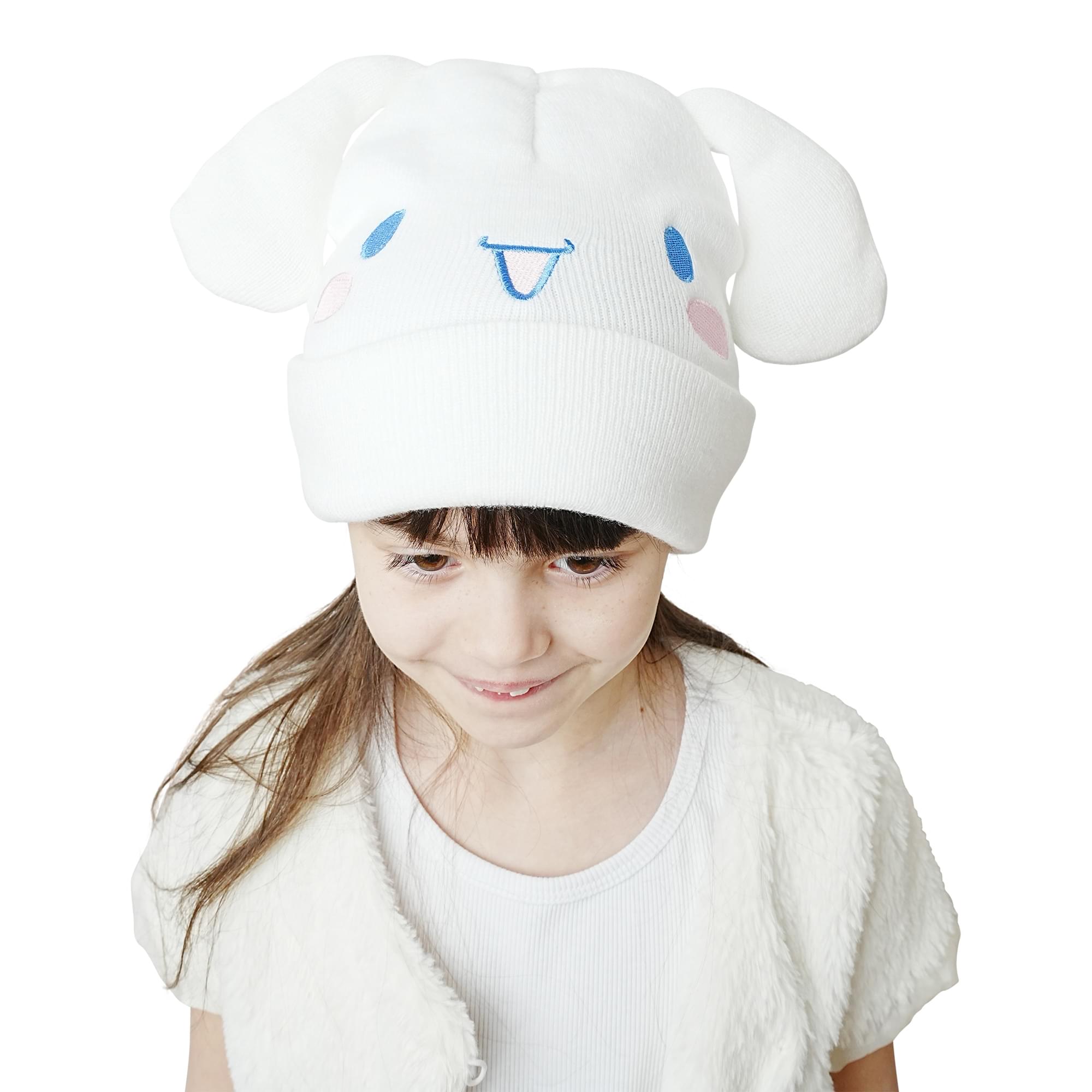 Sanrio Hello Kitty & Friends Cinnamoroll Knit Beanie & Gloves Set