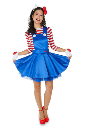 Sanrio Hello Kitty 4-Piece Adult Costume Dress