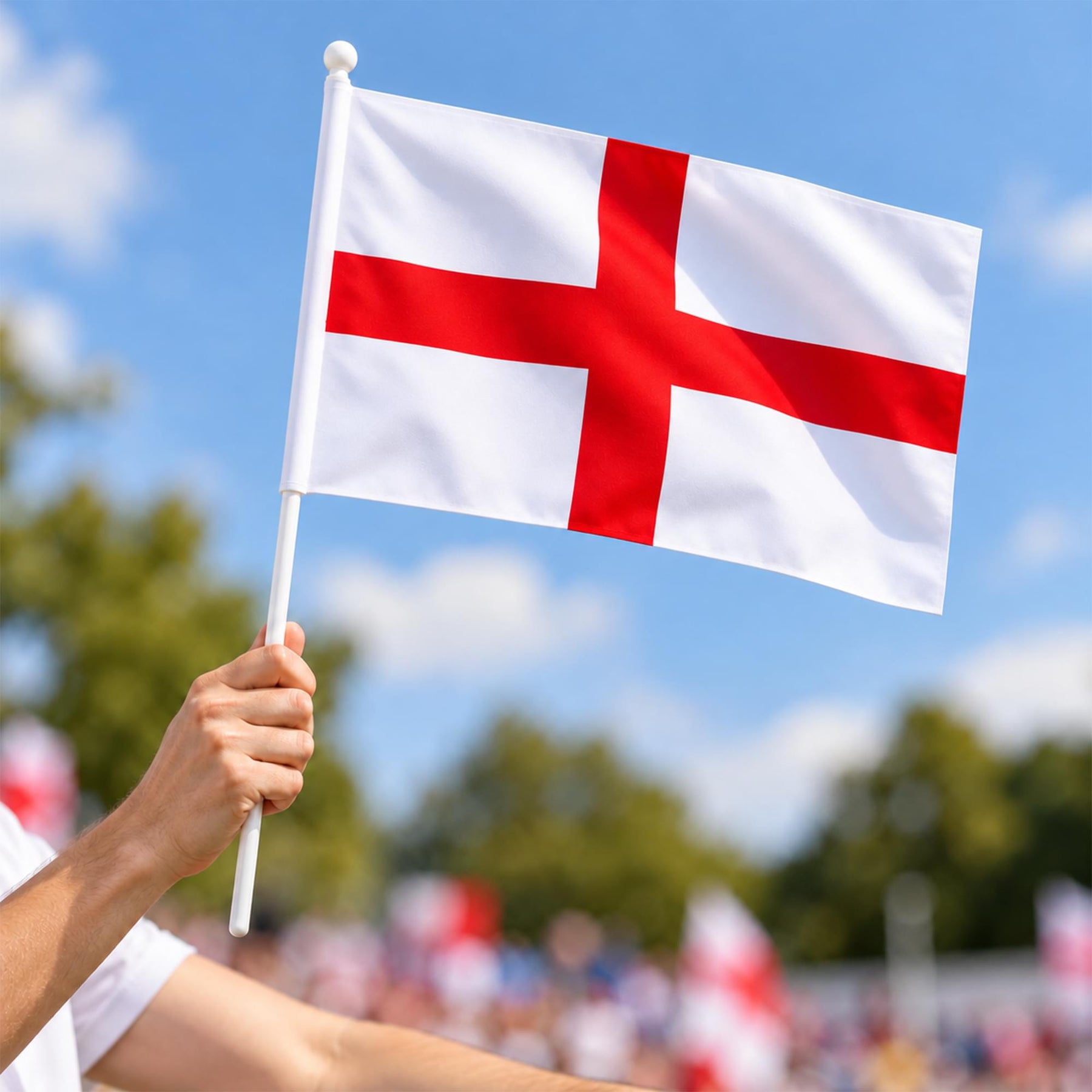 England Waving Flag Accessory