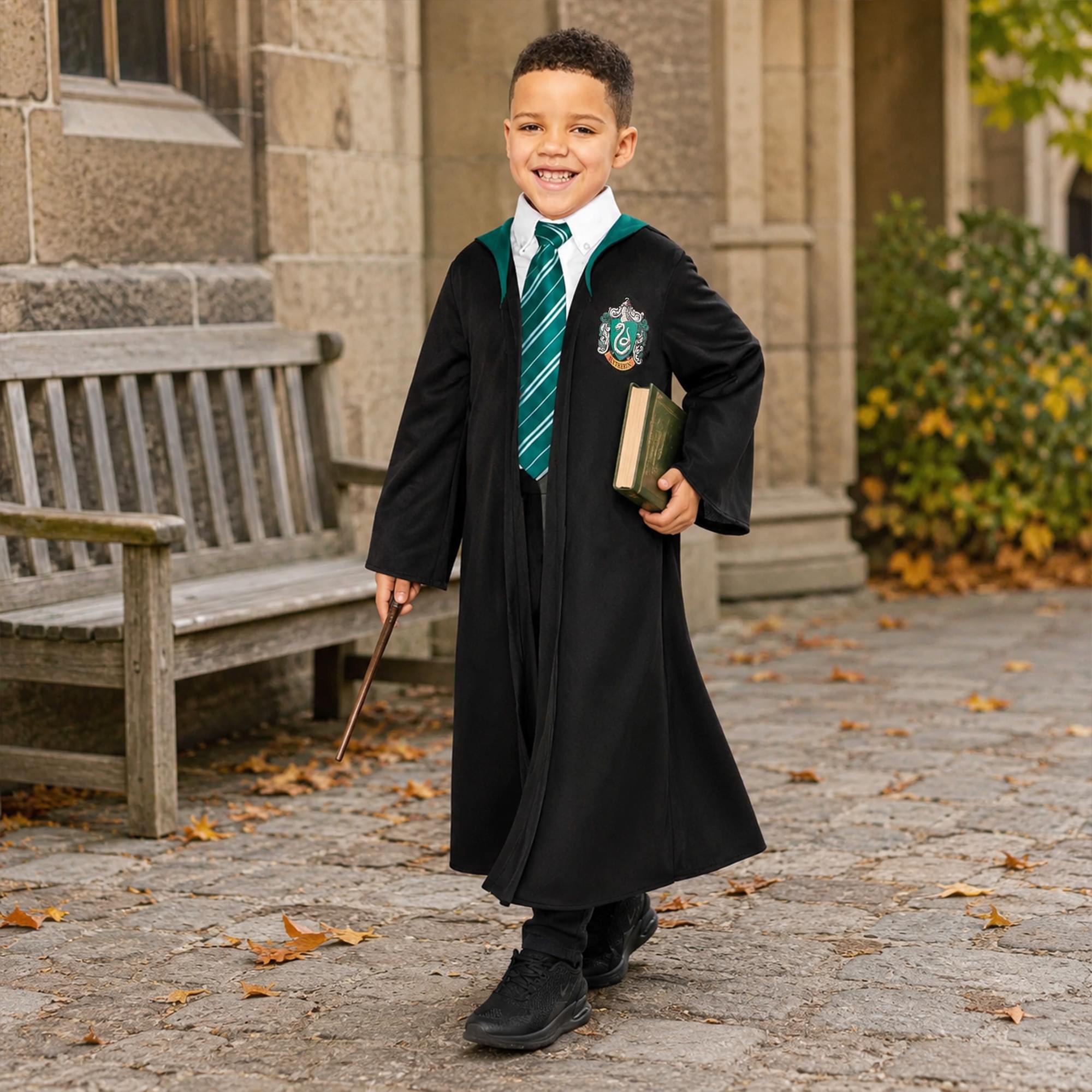 Harry Potter House Slytherin Child Costume Robes | 6-8 Years