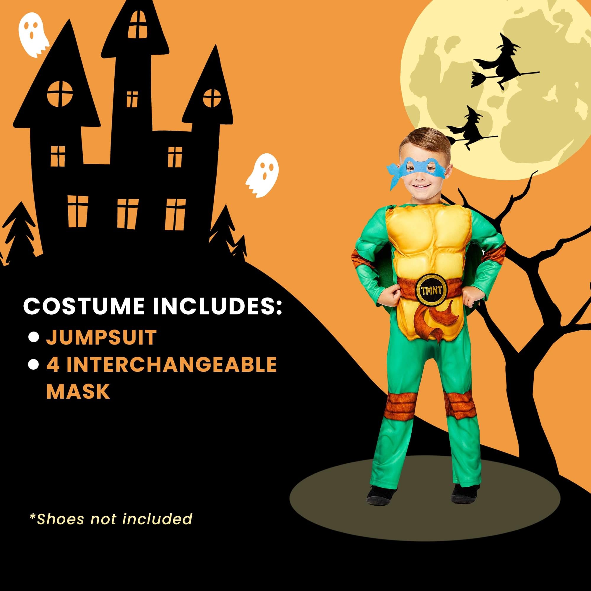 Teenage Mutant Ninja Turtles Deluxe Child Costume | 10-12 Years