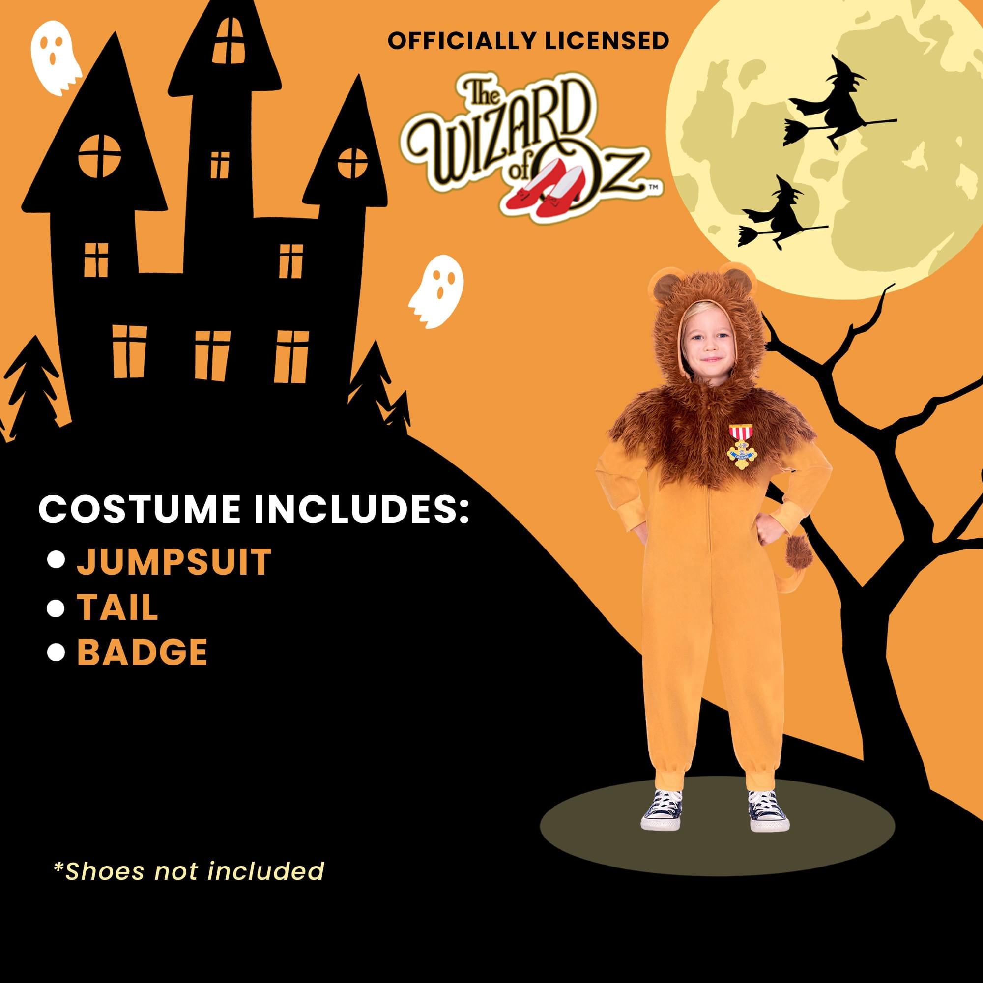 Child Wizard of Oz Lion Costume