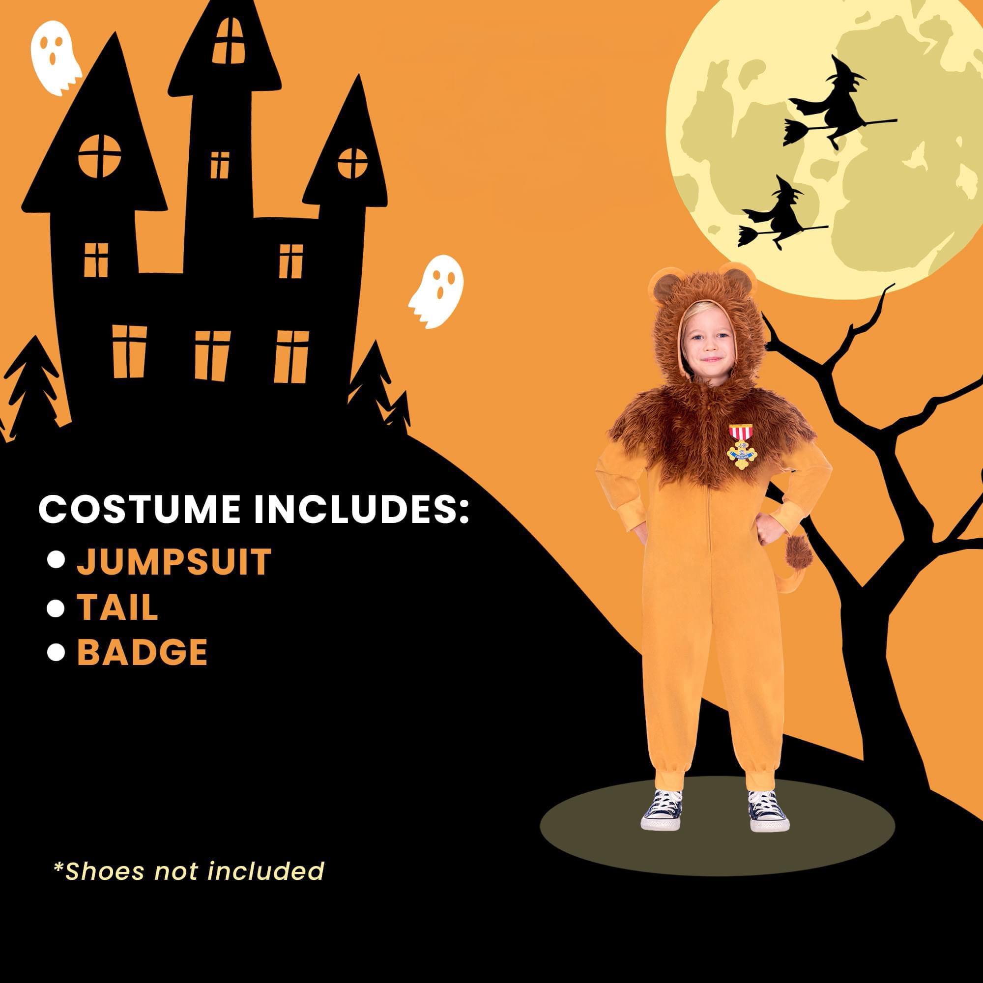 The Wizard Of Oz Lion Child Costume