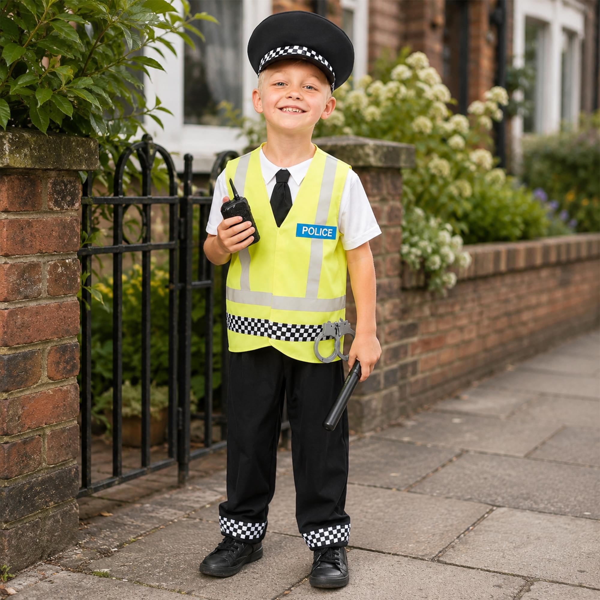 UK Police Officer Child Costume | 3-4 Years