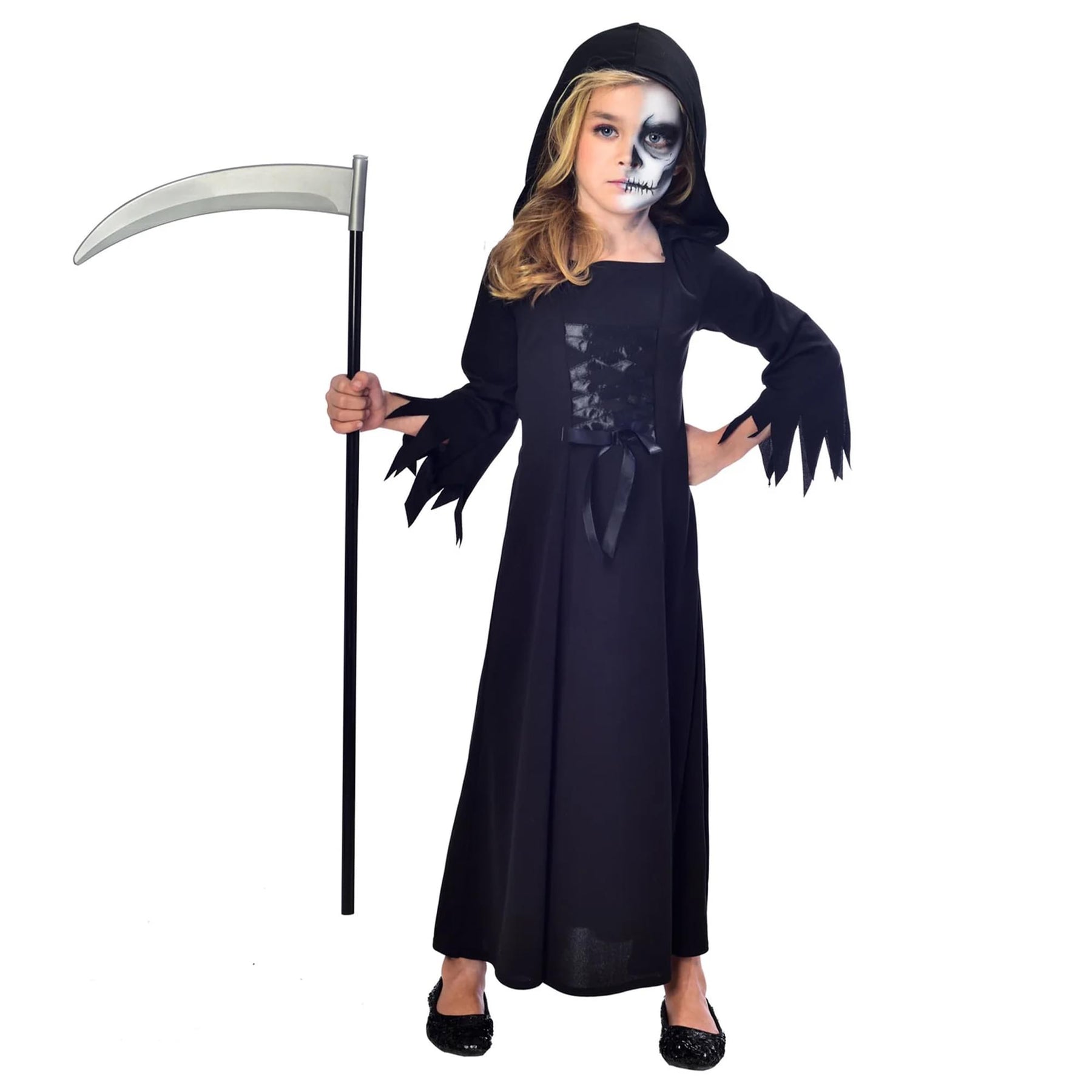 Grim Reaper Girls Costume | 5-6 Years
