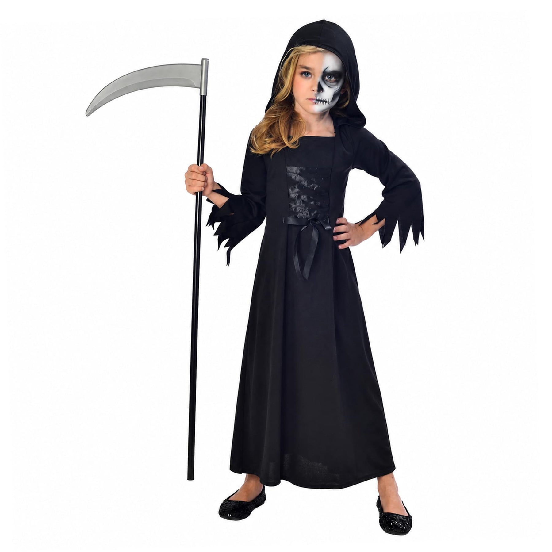 Grim Reaper Girls Costume | 5-6 Years