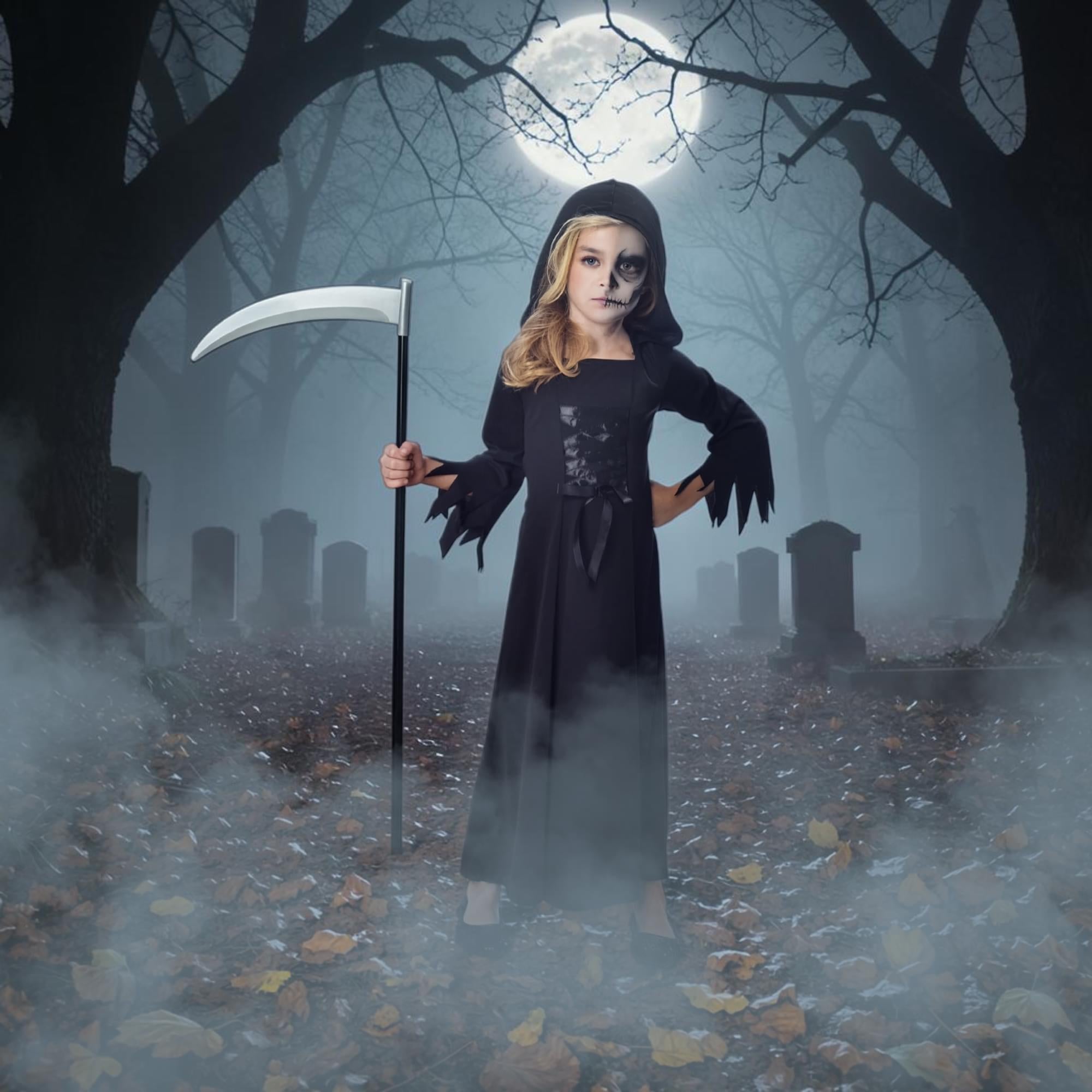 Grim Reaper Girls Costume | 5-6 Years